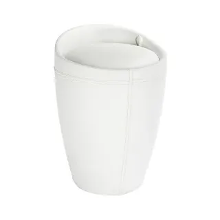 Wenko Badhocker mit Wäschesammler Candy 21773100 weiß