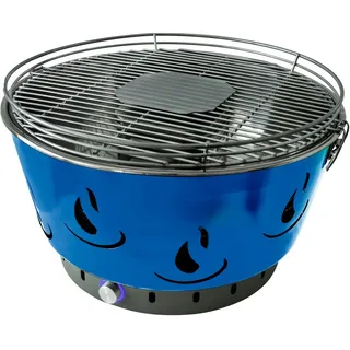ACTIVA Tischgrill Holzkohle Ø 42 cm Airbroil Mini Grill Camping Holzkohlegrill