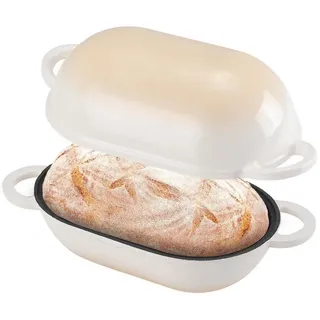 nsirons Gusseisen Brotbackform mit Deckel 23 cm