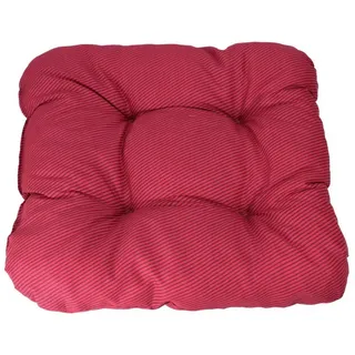 Marabellas Shop Sitzkissen Stuhlkissen 4 Punktesteppung 38x38cm 5 Farben zur Auswahl rot