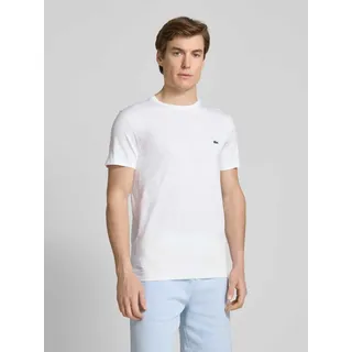 T-Shirt mit Rundhalsausschnitt, Weiss, S