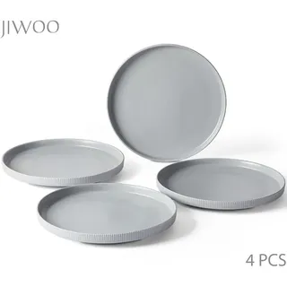 JIWOO Dessertteller Ø21 cm grau 4er Set