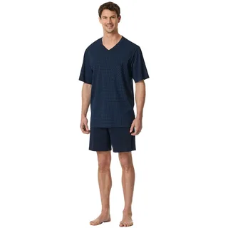 SCHIESSER Schlafanzug Dunkelblau 3XL