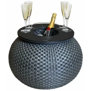cootab cooler table 3-in-1 Loungetisch mit Acryl-Kühler Milano 40 cm