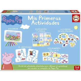 Educa 17249 Mis Primeras Actividades Peppa Pig Wutz Lernspiel für Babys, bunt