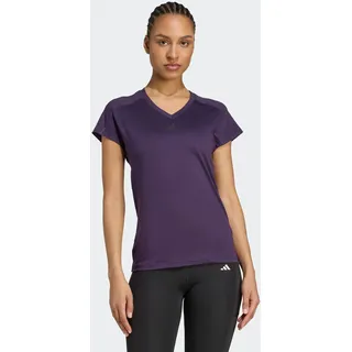 adidas AEROREADY Train Essentials Minimal Branding V-Neck Lila XS