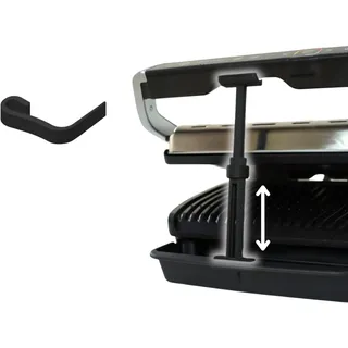 Abstandshalter V3 Zubehör für Tefal/Rowenta Optigrill Elite/Elite XL + Arretierungsclip | Optigrill XL Zubehör ermöglicht perfekten Abstand und optimales Grillergebnis