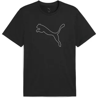 Puma Tad Essential Kurzarm-T-Shirt Black Heather S