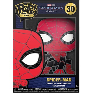 Funko Pop! Large Enamel Pin MARVEL: SPIDERMAN TOM HOLLAND - Spider-Man - Spiderman No Way Home Emaille-Nadeln - Niedliche Brosche Zum Sammeln - Für Rucksäcke & Taschen - Geschenkidee