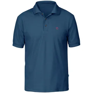 Fjällräven Crowley Pique Shirt Kurzarm-poloshirt - Blue - L