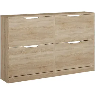 Vicco Luca 116,6 x 72,5 x 22 cm mit 4 Fächer braun