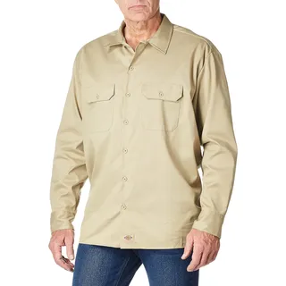 Dickies Herren-Langarm-Flex-Twill-Arbeitshemd - XXL