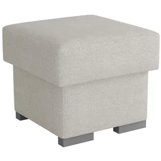 MIRJAN24 Polsterhocker Oslo (mit Stauraum), 50x50x45 cm grau