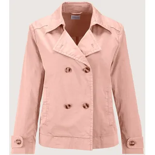 Madeleine Modischer Kurztrench im Used-Look", in puderrosé | Gr.: 46,
