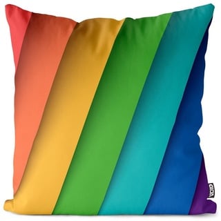 Kissenbezug, VOID (1 Stück), Papier Regenbogen Buntpapier papier schreibwaren rainbow gay bi lgbtq 50 cm x 50 cm