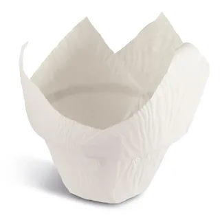 Guardini, 12 Einweg-Muffin-Formen für Luftfritteuse, aus antihaftbeschichtetem Papier, Ø 8,5 x 8 cm, Farbe Weiß