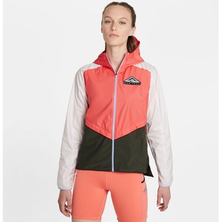 Nike Nike Shield Trail Laufjacke Damen orange/weiß/schwarz - XL
