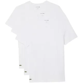 Lacoste Herren T-Shirts weiß Reine Baumwolle unifarben, weiß, Frühjahr/Sommer 2026