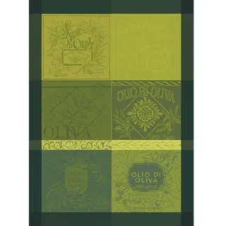 Garnier-Thiebaut 45481 Geschirrtuch Olives Vintage Vert 56 X77Cm Baumwolle