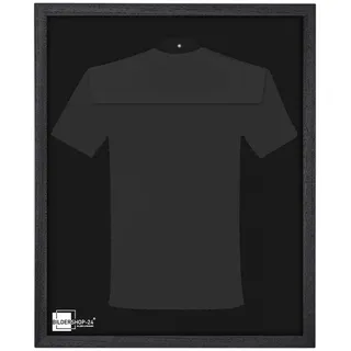 Bildershop-24 Objektrahmen Trikotrahmen Vario inkl. Bügel und Passepartout 60x80cm Schwarz (lackiert)