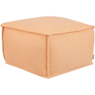 Beliani Pouf SHERALI Baumwolle 50 x 30 x 50 cm Orange