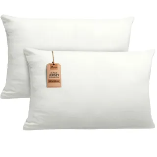 NatureMark Kissenbezug Jersey 40 x 60 cm Natur/Creme