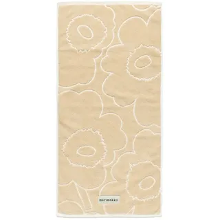 Marimekko - Piirto Unikko Handtuch, 50 x 100 cm, straw / off-white