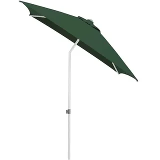 Kettler EASY PUSH Schirm Schirm 200x200 cm, UPF 50+, silber/ grün, Aluminium/Polyester mit PU Beschichtung