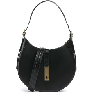 Ralph Lauren ID Collection Small Schultertasche Leder Black