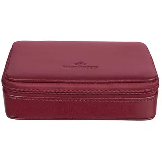 Windrose Schmuckkästchen merino Charmbox klein Kosmetiktaschen & Kulturbeutel Rot Damen