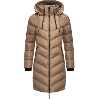 Marikoo Damenmantel Wintermantel Armasa in Braun, EU XS