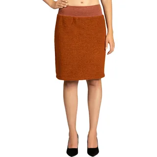 Caspar RO031 Damen Winter Bleistift Wollrock Knielang, Farbe:rost, Größe:40 - 40