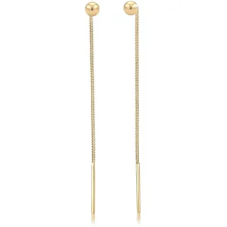 Elli Ohrhänger Geo Kugel gold 925 Sterling Silber onesize