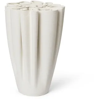 Ferm Living - Dedali Vase, H 25,5 cm, off-white