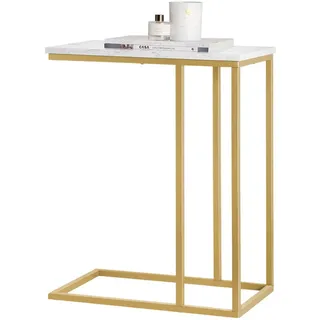 SoBuy Gold Beistelltisch 48 x 61 x 30 cm