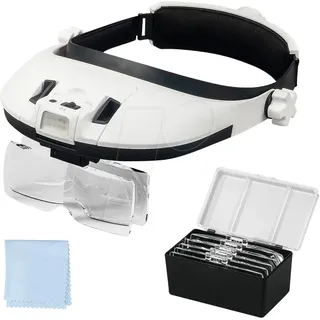 ANMAS MG81000N - Kopfbandlupe, LED mit 5 Linsen