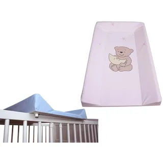 Micoland Wickeltisch Wickeltisch Wickelbrett Wickelplatte 80x50 cm universal rosa