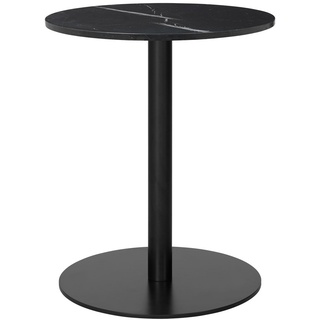 Gubi Table 1.0 Esstisch rund Ø60cm Marmor schwarz