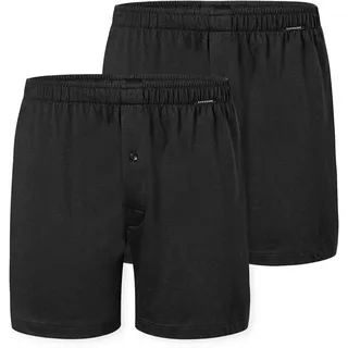 SCHIESSER Boxershorts 2er Pack schwarz 6XL