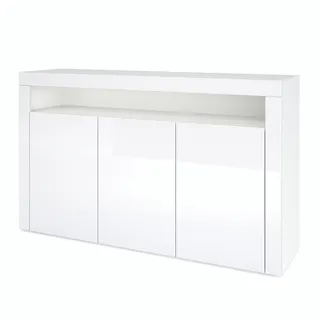 Vladon Sideboard 155 x 92 x 40 cm Weiß