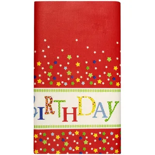 None Papiertischdecke 82594 120 x 180 cm Happy Birthday