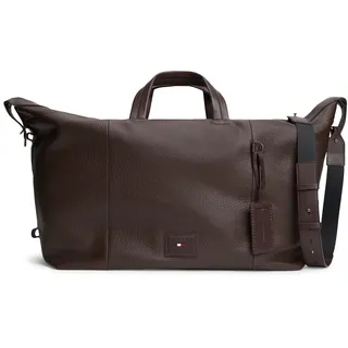 TOMMY HILFIGER Tasche Logo Patch Casual Duffel schoko