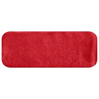 Eurofirany Badetuch AMY, schnelltrocknende Hadtücher, Badetücher, Saunatücher, Mikrofaser rot 30 cm x 30 cm