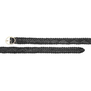 LASCANA Damengürtel Leder schwarz 85