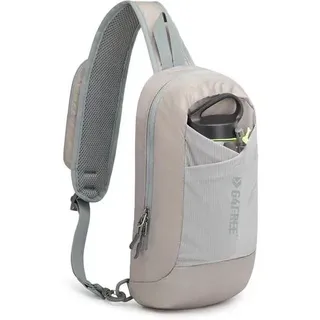 Schultertasche RFID Crossbody Brusttasche Damen Herren Grau