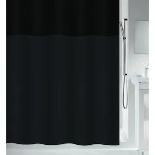 Spirella Duschvorhang Urbanko 120 x 200 cm Schwarz