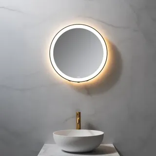 Neoro n50 Metal Touch Lichtspiegel Ø 50 cm, mit umlaufender Beleuchtung, direkt + indirekt, BN0020MI