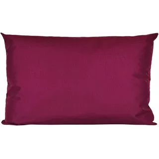 JACK 30x50cm Outdoor Lounge Kissen Dekokissen inkl. XXL-Füllung Wasserabweisend Sitzkissen Garten Stuhl Lotus Effekt, Farbe:Bordeaux