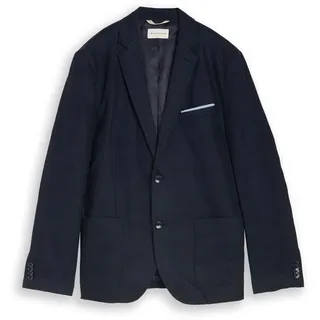 TOM TAILOR Herren Sakko aus Leinen, blau, Uni, Gr. 52
