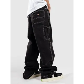 Dickies Madison Baggy Fit Jeans Black Wash - 34 - 32